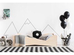Detská posteľ z masívu BOX model 5 - 180x80 cm