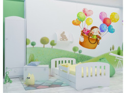 Detská posteľ so zásuvkou 190x90 cm s výrezom + matrace ZADARMO!