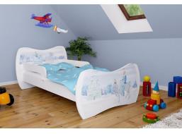 Detská posteľ bez šuplíku 140x70cm ĽADOVÁ PRINCEZNA + matrace ZADARMO!