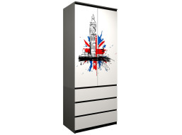 Šatníková skriňa - LONDON TYP B