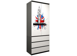 Šatníková skriňa - LONDON TYP D