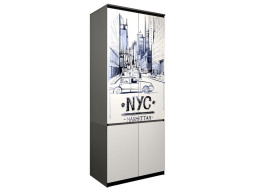 Šatníková skriňa - NEW YORK TYP F
