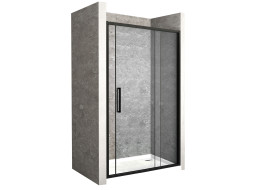 Sprchové dvere MAXMAX Rea RAPID slide 140 cm - čierne