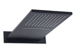 Sprchová dažďová hlavica MEXEN WATERFALL slim s funkciou vodopádu - čierna, 79190-70