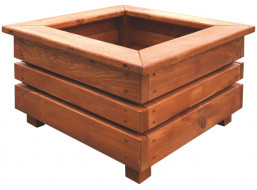 Drevený kvetináč 54x54x36 cm