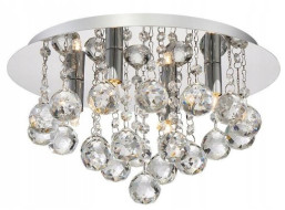 Stropné krištáľové svietidlo CRYSTAL round 25x25 cm