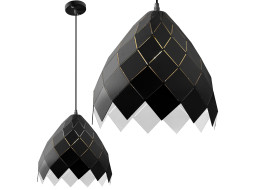 Stropné svietidlo DRAGON EGG - čierne