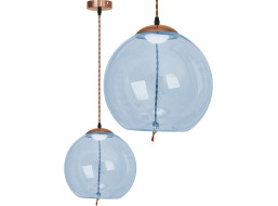 Stropné LED svietidlo HOVER typ C - 5W - rose gold / modré