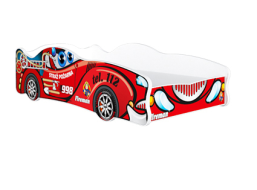 Detská posteľ auto COLE 160x80 cm - červená (7)