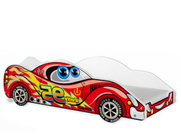 Detská posteľ auto STUART 180x90 cm - červená (1)