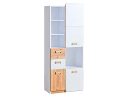 Kombinovaná skriňa LORENTO - WHITE 4