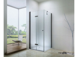 Sprchovací kút maxmax LIMA 100x120 cm - BLACK