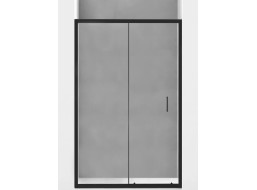 Sprchové dvere maxmax MEXEN APIA 125 cm - BLACK, 845-125-000-70-00