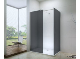 Sprchovací kút maxmax WALK-IN 90x100 cm - GRAFIT