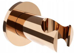 Mosadzný držiak sprchy MEXEN KAI - guľatý - rose gold, 79351-60