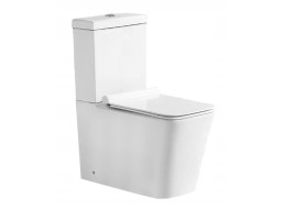 Stojace WC MEXEN CUBE so splachovačom+ Duroplast sedátko - biele, 31014000