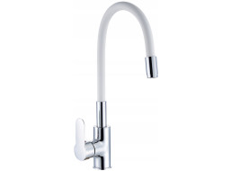 Kuchynská batéria MEXEN FLEX - biela / chrómová, 670900-02