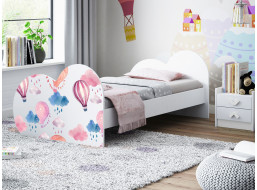 Detská posteľ BALÓNY 160x80 cm - (11 farieb) + matrace ZADARMO