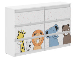 Detská komoda R120 - MINI ZOO