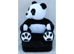 Detské plyšové rozkladacie kresielko PANDA