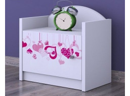 Detský nočný stolík FALL IN LOVE - TYP 3