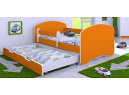 Detská posteľ so zásuvkou 180x90 cm - ORANŽOVÁ