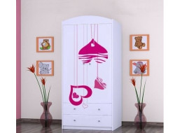 Detská skriňa FALL IN LOVE - TYP 6B