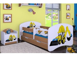 Detská posteľ so zásuvkou 160x80cm BAGR - buk