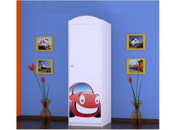 Detská skriňa AUTÍČKO - TYP 5A