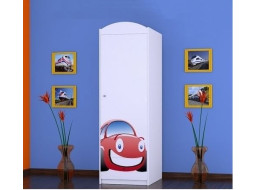Detská skriňa AUTÍČKO - TYP 5B