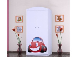 Detská skriňa AUTÍČKO - TYP 6B