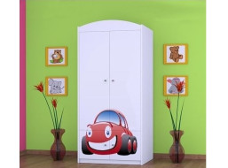 Detská skriňa AUTÍČKO - TYP 7A