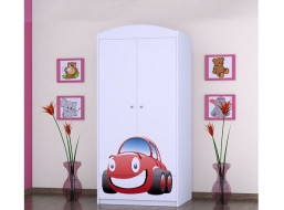 Detská skriňa AUTÍČKO - TYP 8B
