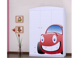Detská skriňa AUTÍČKO - TYP 9