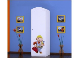 Detská skriňa BOŘEK STAVITEL - TYP 5B