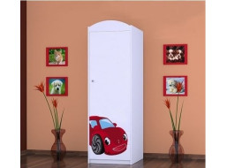 Detská skriňa RED CAR - TYP 4A