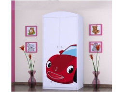 Detská skriňa RED CAR - TYP 8A