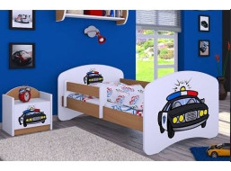 Detská posteľ bez šuplíku 160x80cm POLÍCIA - buk