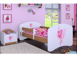 Detská posteľ bez šuplíku 160x80cm VÍLA A SRDIEČKO - buk