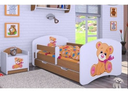 Detská posteľ so zásuvkou 160x80cm MÉĎA - buk