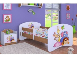 Detská posteľ bez šuplíku 180x90cm SAFARI - buk