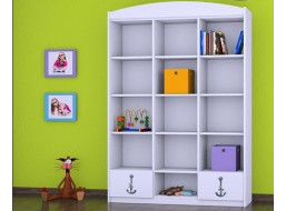 Detský úložný regál lodičky - TYP 18 - VYSOKÝ
