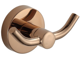 Dvojitý kúpeľňový vešiak na uteráky MEXEN REMO - rose gold, 70507352-60