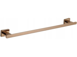 Kúpeľňová polica na uteráky MEXEN ARNO s 1 priečkou - rose gold, 7020724-60