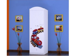 Detská skriňa MAŠINKA - TYP 5B
