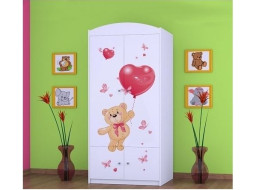 Detská skriňa MACKO S BALONKY - TYP 7B