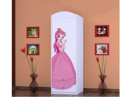 Detská skriňa PRINCEZNA A KONÍK - TYP 4A