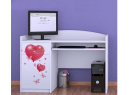 Detský písací stôl MACKO S BALONKY - TYP 4