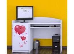 Detský písací stôl MACKO S BALONKY - TYP 6