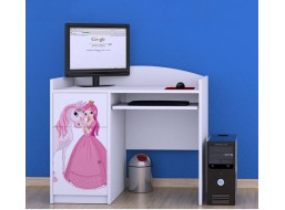 Detský písací stôl PRINCEZNA A KONÍK - TYP 11
